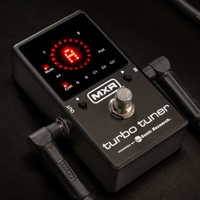 ST-300 stomp box strobe tuner front
